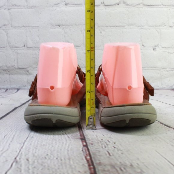 Merrell Adhera Brown Leather Casual Flats Thong Sandal Size US 9 - Picture 8 of 9